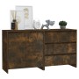Aparador de 2 piezas madera manufacturada color roble ahumado by , Sideboards - Ref: Foro24-3098062, Price: 161,93 €, Discoun...