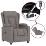 Sillón reclinable eléctrico tela gris taupé by , Armchairs - Ref: Foro24-3098785, Price: 256,07 €, Discount: %