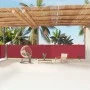 Red retractable side awning 140x1200 cm by vidaXL, Umbrellas - Ref: Foro24-318065, Price: 110,75 €, Discount: %