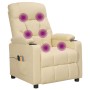 Sillón de masaje eléctrico tela color crema | Foro24.es | Tu tienda online para hogar, jardín y más Foro24.es
