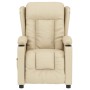 Sillón de masaje eléctrico tela color crema by , Electric massage chairs - Ref: Foro24-3098798, Price: 270,69 €, Discount: %