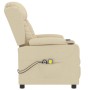 Sillón de masaje eléctrico tela color crema by , Electric massage chairs - Ref: Foro24-3098798, Price: 270,69 €, Discount: %