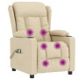 Sillón de masaje eléctrico tela color crema by , Electric massage chairs - Ref: Foro24-3098798, Price: 270,69 €, Discount: %