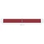 Red retractable side awning 140x1200 cm by vidaXL, Umbrellas - Ref: Foro24-318065, Price: 110,75 €, Discount: %