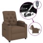 Sillón reclinable eléctrico de tela marrón by , Armchairs - Ref: Foro24-3098843, Price: 243,21 €, Discount: %