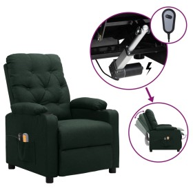 Sillón de masaje eléctrico tela verde oscuro von , Elektrische Massagesessel - Ref: Foro24-3098857, Preis: 239,14 €, Rabatt: %