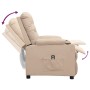 Sillón reclinable eléctrico de tela crema | Foro24.es | Tu tienda online para hogar, jardín y más Foro24.es