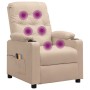 Sillón de masaje eléctrico tela color crema | Foro24.es | Tu tienda online para hogar, jardín y más Foro24.es