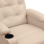 Sillón de masaje eléctrico tela color crema | Foro24.es | Tu tienda online para hogar, jardín y más Foro24.es