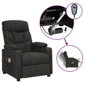 Sillón de masaje eléctrico tela negro von , Elektrische Massagesessel - Ref: Foro24-3098829, Preis: 324,45 €, Rabatt: %