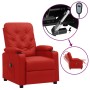 Sillón reclinable eléctrico de cuero sintético rojo tinto | Foro24.es | Tu tienda online para hogar, jardín y más Foro24.es