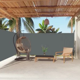 Anthracite gray retractable side awning 160x600 cm by vidaXL, Umbrellas - Ref: Foro24-317996, Price: 117,44 €, Discount: %