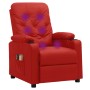 Sillón reclinable eléctrico de cuero sintético rojo tinto | Foro24.es | Tu tienda online para hogar, jardín y más Foro24.es
