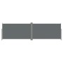 Toldo lateral retráctil gris antracita 160x600 cm de vidaXL, Sombrillas - Ref: Foro24-317996, Precio: 117,81 €, Descuento: %