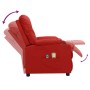 Sillón de masaje eléctrico cuero sintético rojo tinto | Foro24.es | Tu tienda online para hogar, jardín y más Foro24.es