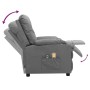Sillón de masaje eléctrico cuero sintético gris | Foro24.es | Tu tienda online para hogar, jardín y más Foro24.es
