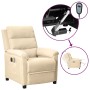 Sillón de masaje eléctrico tela color crema by , Electric massage chairs - Ref: Foro24-3098984, Price: 262,65 €, Discount: %
