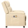 Sillón de masaje eléctrico tela color crema by , Electric massage chairs - Ref: Foro24-3098984, Price: 262,65 €, Discount: %