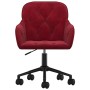 Sillas de comedor giratorias 2 unidades terciopelo rojo tinto von , Essstühle - Ref: Foro24-3103426, Preis: 182,65 €, Rabatt: %