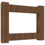 Set de muebles para TV 8 pzas madera contrachapada roble marrón by , TV Furniture - Ref: Foro24-3114237, Price: 398,01 €, Dis...