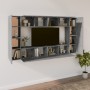 Set de muebles de TV 8 pzas madera contrachapada gris hormigón von , TV-Möbel - Ref: Foro24-3114289, Preis: 264,98 €, Rabatt: %