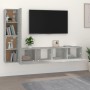 Set de muebles de TV 4 pzas madera contrachapada gris hormigón von , TV-Möbel - Ref: Foro24-3114313, Preis: 134,32 €, Rabatt: %