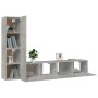 Set de muebles de TV 4 pzas madera contrachapada gris hormigón von , TV-Möbel - Ref: Foro24-3114313, Preis: 134,32 €, Rabatt: %