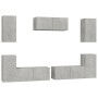 Set de muebles de TV 7 pzas madera contrachapada gris hormigón von , TV-Möbel - Ref: Foro24-3114305, Preis: 230,86 €, Rabatt: %