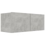 Set de muebles de TV 6 pzas madera contrachapada gris hormigón by , TV Furniture - Ref: Foro24-3114457, Price: 193,60 €, Disc...