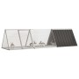Jaula de conejos acero galvanizado antracita 302,5x80,5x71 cm von , Käfige und Lebensräume für Kleintiere - Ref: Foro24-31064...