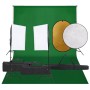 Kit de estudio fotográfico con set de luces, fondo y reflector by , Flashes and studio lighting - Ref: Foro24-3094758, Price:...