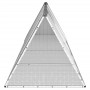 Jaula para conejos acero galvanizado gris 403,5x80,5x71 cm by , Cages and habitats for small animals - Ref: Foro24-3106450, P...