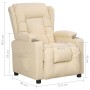 Sillón reclinable de tela crema von , Sessel - Ref: Foro24-339057, Preis: 198,25 €, Rabatt: %