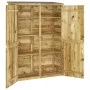 Cobertizo de herramientas madera pino impregnada 123x45x171 cm de vidaXL, Cobertizos - Ref: Foro24-318196, Precio: 300,52 €, ...