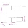 Set de muebles de TV 8 pzas madera contrachapada roble ahumado de , Muebles TV - Ref: Foro24-3120251, Precio: 227,48 €, Descu...