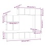 Set de muebles de TV 8 pzas madera contrachapada roble ahumado | Foro24.es | Tu tienda online para hogar, jardín y más Foro24.es
