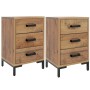 Mesitas de noche 2 uds madera maciza de pino 40x30x55 cm | Foro24.es | Tu tienda online para hogar, jardín y más Foro24.es