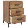 Mesitas de noche 2 uds madera maciza de pino 40x30x55 cm | Foro24.es | Tu tienda online para hogar, jardín y más Foro24.es