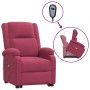 Sillón de masaje elevable terciopelo rojo tinto | Foro24.es | Tu tienda online para hogar, jardín y más Foro24.es