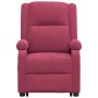 Sillón de masaje elevable terciopelo rojo tinto | Foro24.es | Tu tienda online para hogar, jardín y más Foro24.es