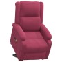 Sillón de masaje elevable terciopelo rojo tinto | Foro24.es | Tu tienda online para hogar, jardín y más Foro24.es