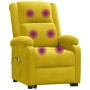 Sillón de masaje elevable terciopelo amarillo | Foro24.es | Tu tienda online para hogar, jardín y más Foro24.es