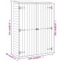 Geräteschuppen aus imprägniertem Kiefernholz, 123 x 45 x 171 cm von vidaXL, Schuppen - Ref: Foro24-318196, Preis: 305,09 €, R...