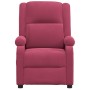 Sillón reclinable eléctrico de terciopelo rojo tinto by , Armchairs - Ref: Foro24-3098398, Price: 218,14 €, Discount: %