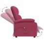 Sillón reclinable eléctrico de terciopelo rojo tinto by , Armchairs - Ref: Foro24-3098398, Price: 218,14 €, Discount: %