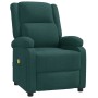 Sillón orejero de masaje de tela verde oscuro by , Electric massage chairs - Ref: Foro24-342432, Price: 242,94 €, Discount: %
