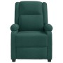 Sillón orejero de masaje de tela verde oscuro by , Electric massage chairs - Ref: Foro24-342432, Price: 242,94 €, Discount: %