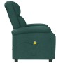 Sillón orejero de masaje de tela verde oscuro by , Electric massage chairs - Ref: Foro24-342432, Price: 242,94 €, Discount: %
