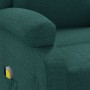 Sillón orejero de masaje de tela verde oscuro by , Electric massage chairs - Ref: Foro24-342432, Price: 242,94 €, Discount: %