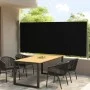 Schwarze einziehbare Seitenmarkise für den Garten, 140 x 300 cm von vidaXL, Sonnenschirme - Ref: Foro24-317832, Preis: 58,15 ...